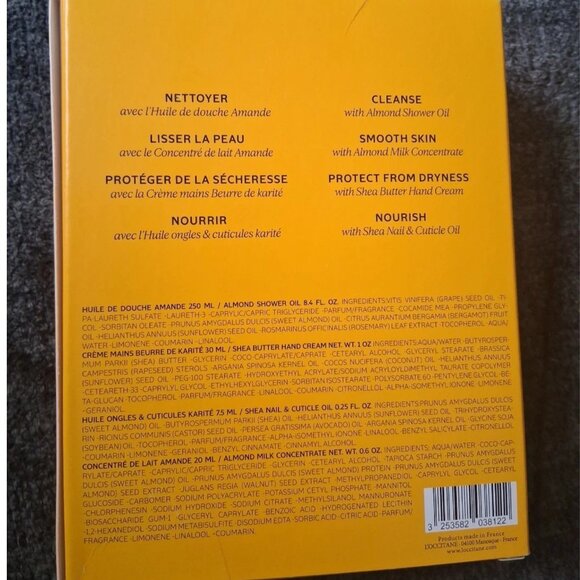 L'Occitane Almond & Shea Hands & Body Nourish & Soften Set X 4 NIB - Picture 2 of 2